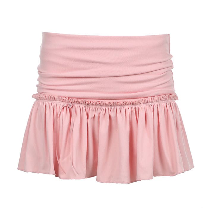 Pure Pink Mini Skirt - Skirt