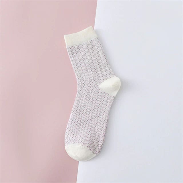 Purple Striped Pattern Socks - 3 - Socks