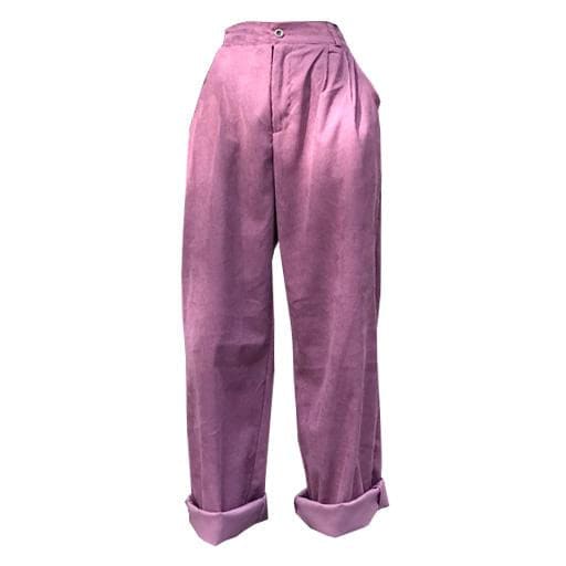 Purple Wide Pants - Free Size / Purple - Pants