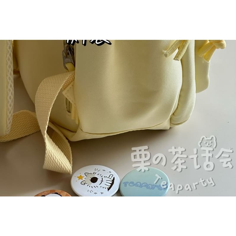 PVC Panel Applique Laptop Backpack / Bag Charm / Set