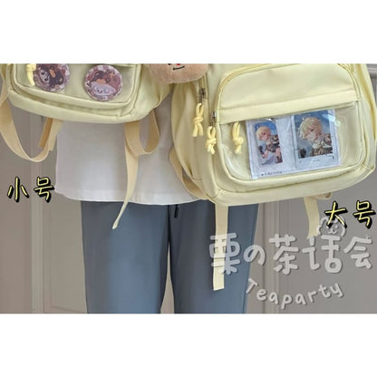 PVC Panel Applique Laptop Backpack / Bag Charm / Set