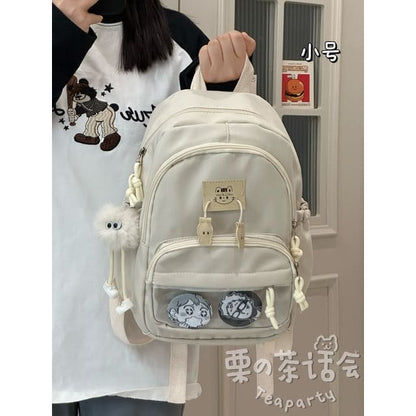 PVC Panel Applique Laptop Backpack / Bag Charm / Set