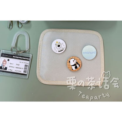 PVC Panel Crossbody Bag / Bag Charm / Set