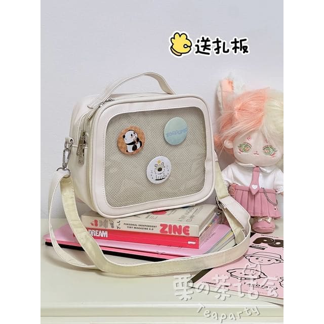 PVC Panel Crossbody Bag / Bag Charm / Set - Without Charm