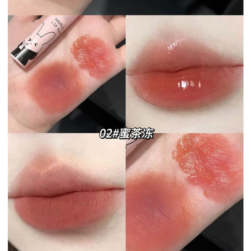 Rabbit Edition Dual-Ended Watery Lip Gloss - (1-3)