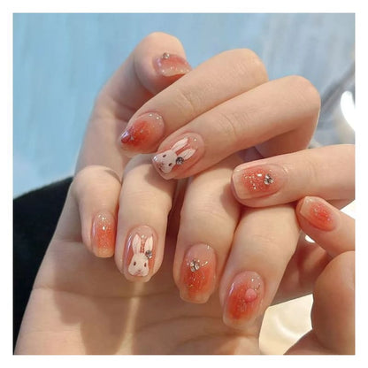 Rabbit Faux Nail Tips