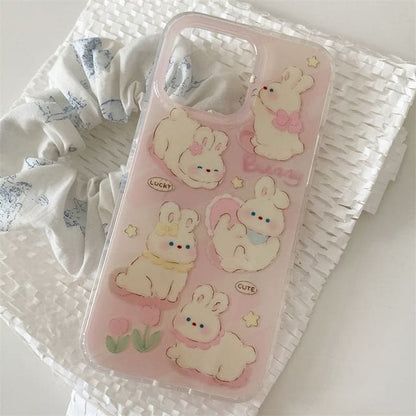 Rabbit Phone Case - iPhone 15 Pro Max / 15 Pro / 15 / 14