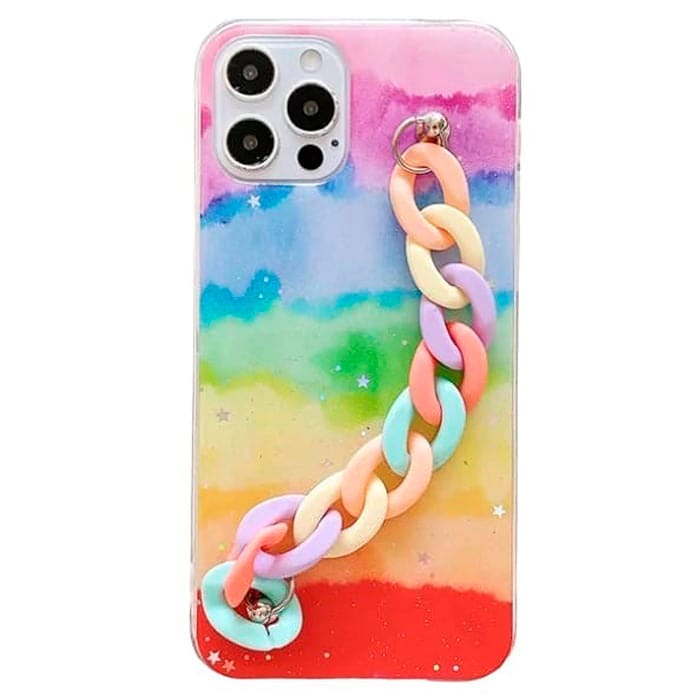 Rainbow Chain iPhone Case - iPhone 7 / Rainbow - IPhone Case