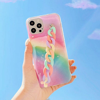 Rainbow Chain iPhone Case - iPhone 7 / Pastel Rainbow