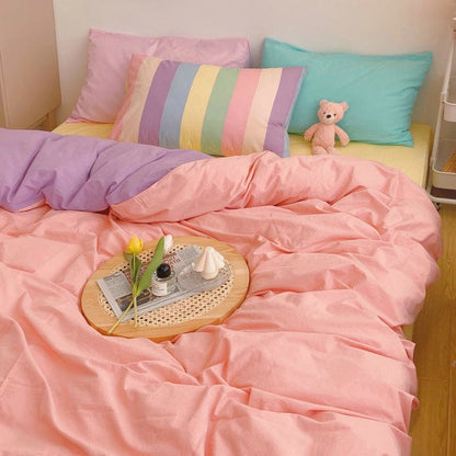 Rainbow Color Bedding Set - 1.2 m /47.2 in bed