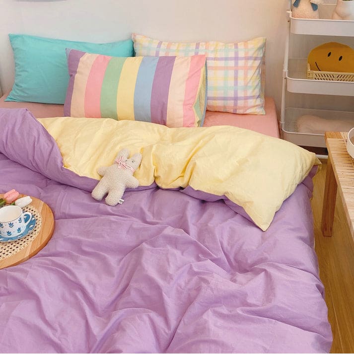 Rainbow Color Bedding Set - 1.2 m /47.2 in bed