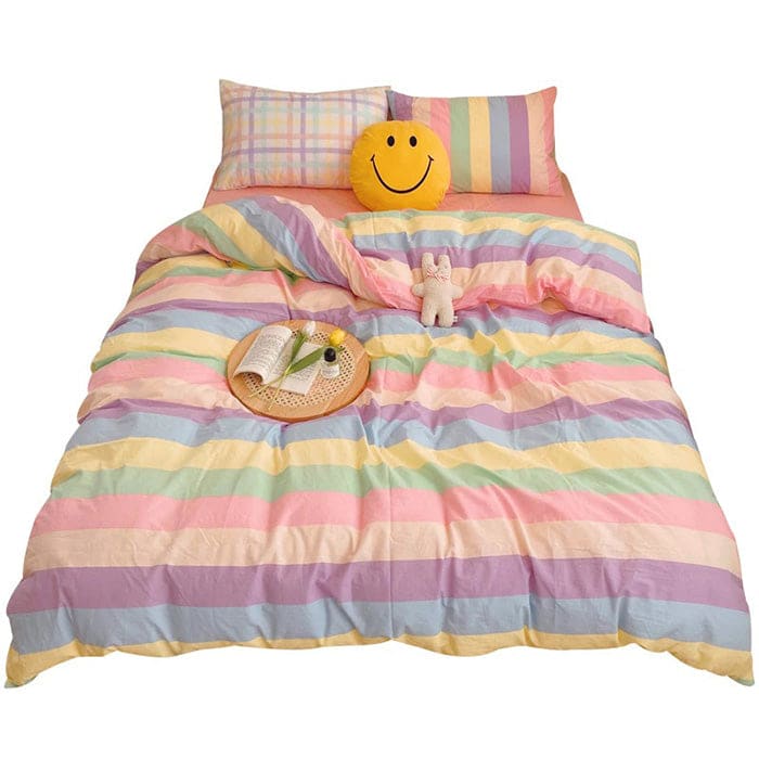 Rainbow Color Bedding Set