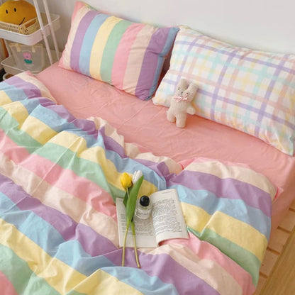 Rainbow Color Bedding Set