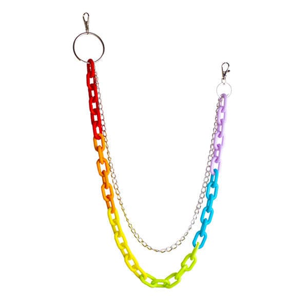 Rainbow Layered Pant Chain - Standart / Rainbow - Belts
