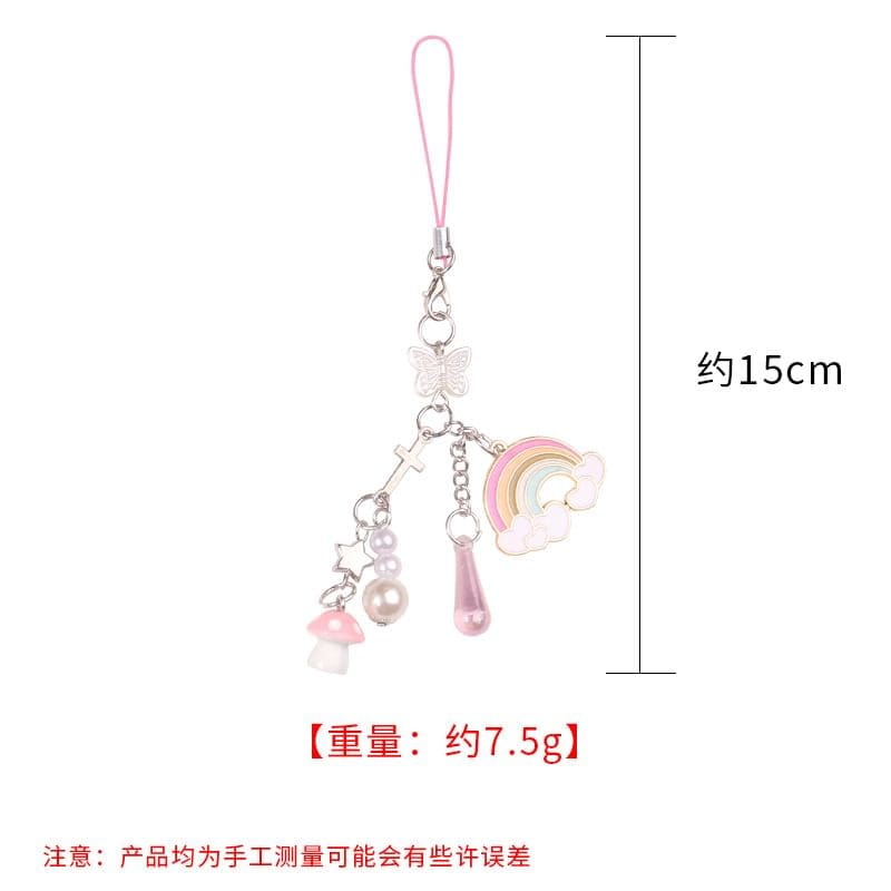 Rainbow / Shell Acrylic Phone Charm