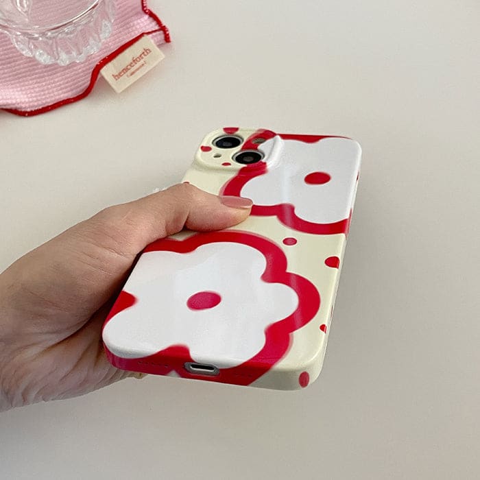 Red Flowers iPhone Case - IPhone Case