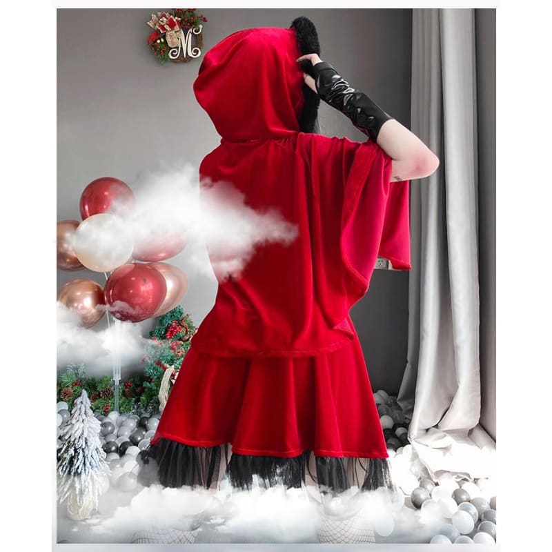 Red Little Cute Devil Christmas Costume MK16736 - Lingerie