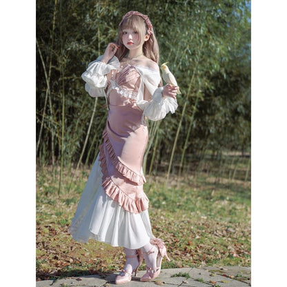 [Reservation] Elegant Mermaid JSK Dress MK17595 - Dress