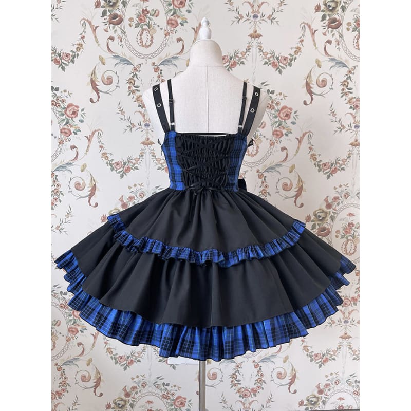 [Reservation] Gothic Punk Lolita Dress SP17561 - Harajuku Kawaii Fashion Anime Clothes Fashion Store - SpreePicky