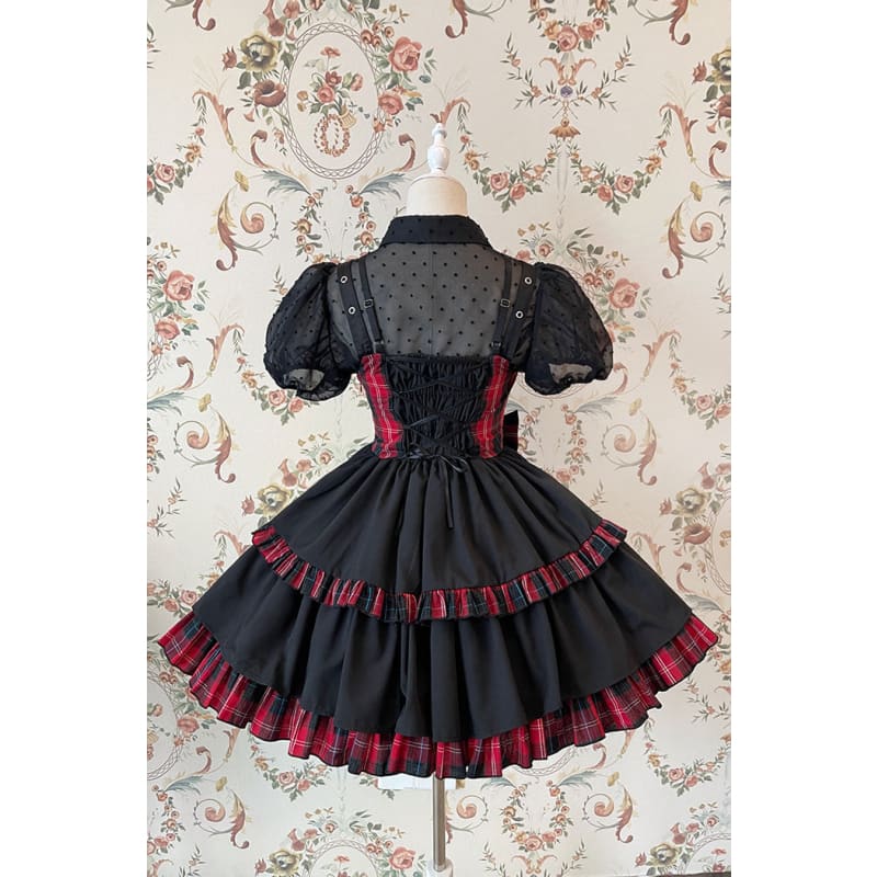 [Reservation] Hot Jane Punk Lolita Dress SP17560 - Harajuku Kawaii Fashion Anime Clothes Fashion Store - SpreePicky