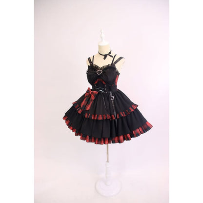 [Reservation] Hot Jane Punk Lolita Dress SP17560 - Harajuku Kawaii Fashion Anime Clothes Fashion Store - SpreePicky