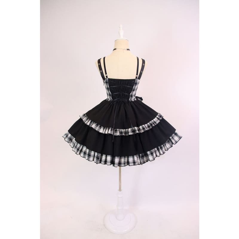 [Reservation] Hot Jane Punk Lolita Dress SP17560 - Harajuku Kawaii Fashion Anime Clothes Fashion Store - SpreePicky