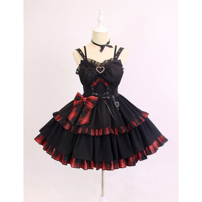 [Reservation] Hot Jane Punk Lolita Dress SP17560 - Harajuku Kawaii Fashion Anime Clothes Fashion Store - SpreePicky