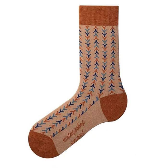 Retro Plaid Pattern Socks - 3 - Socks