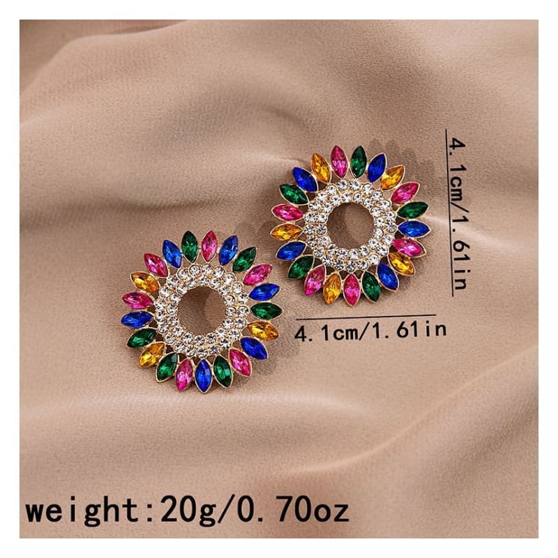 Rhinestone Drop Earring / Stud Earring