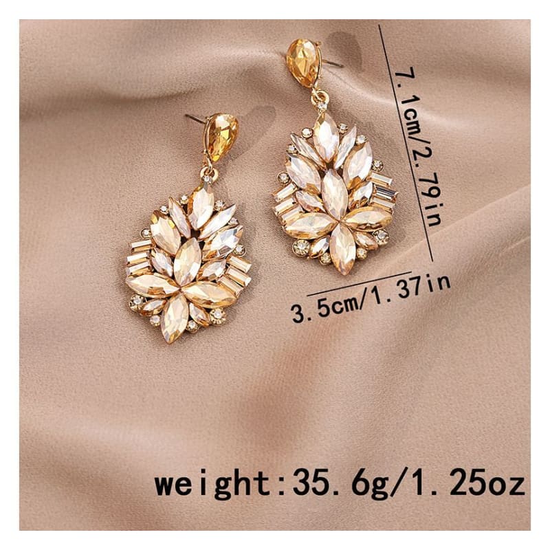 Rhinestone Drop Earring / Stud Earring