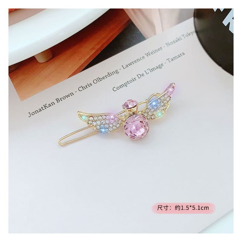 Rhinestone / Faux Pearl Alloy Hair Clip (various designs)