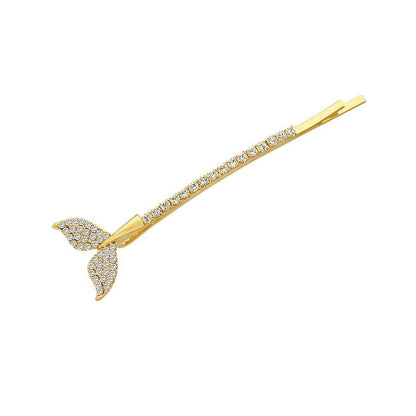 Rhinestone Fishtail Hair Clip