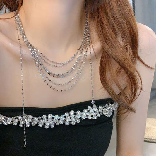 Rhinestone Necklace / Leg Chain