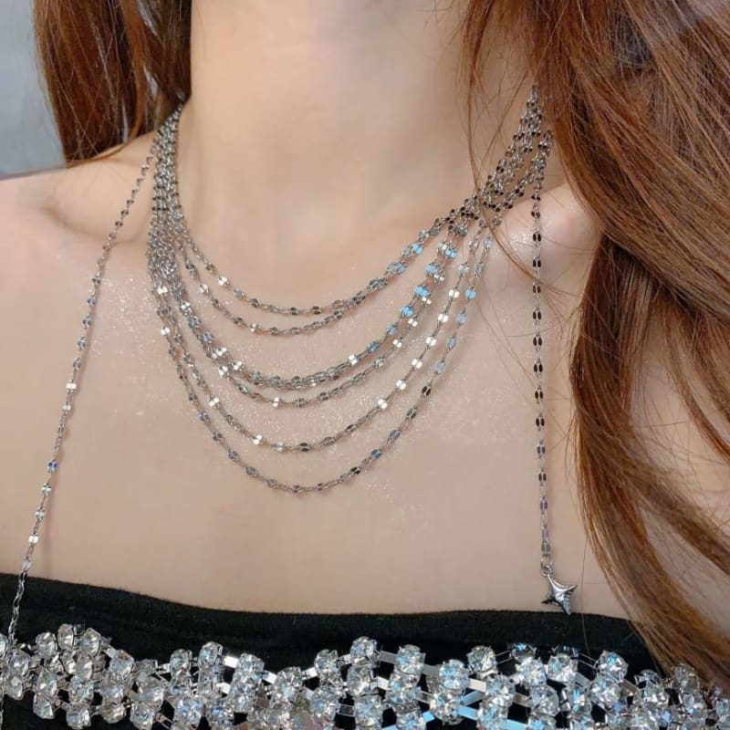 Rhinestone Necklace / Leg Chain