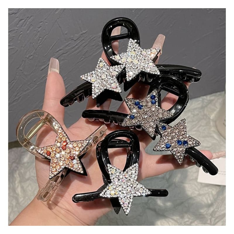 Rhinestone Star Hair Claw