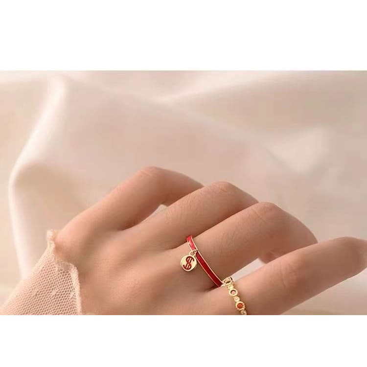 Rhinestone Thin Ring