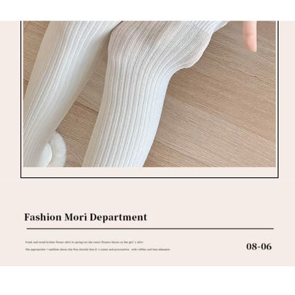 Ribbed Over-the-Knee Socks / Set