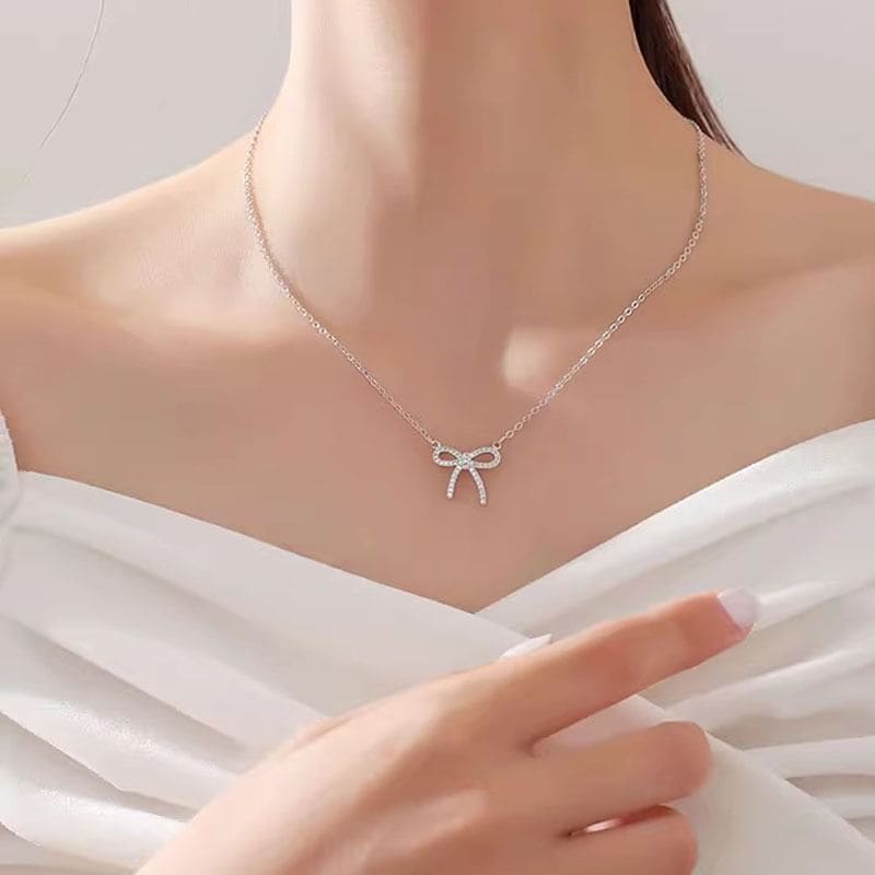 Ribbon Alloy Necklace