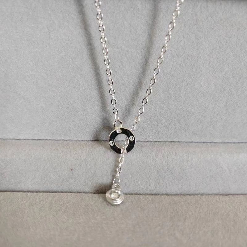 Ribbon Alloy Necklace