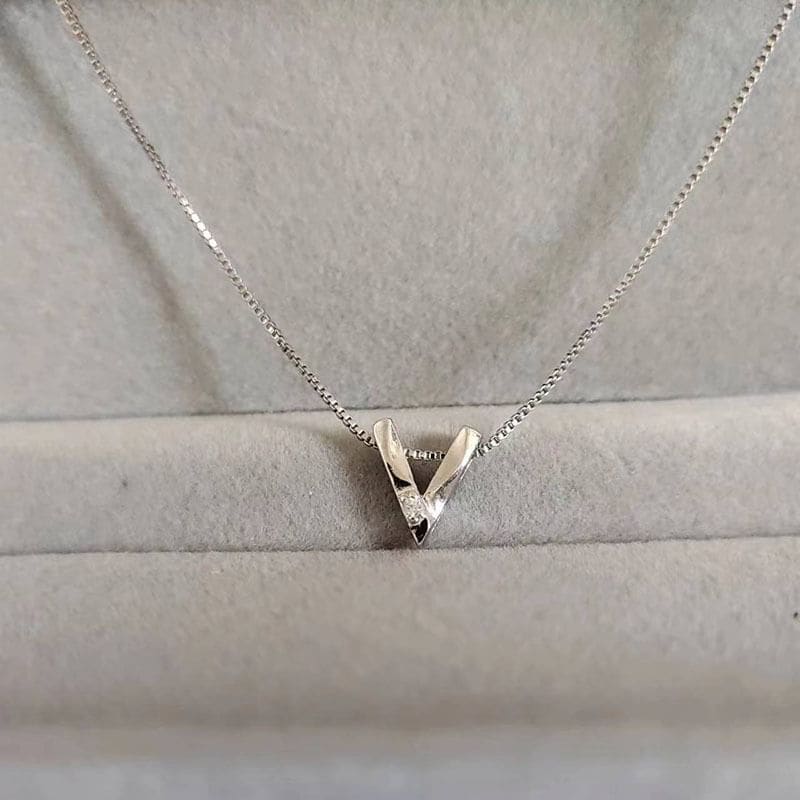 Ribbon Alloy Necklace