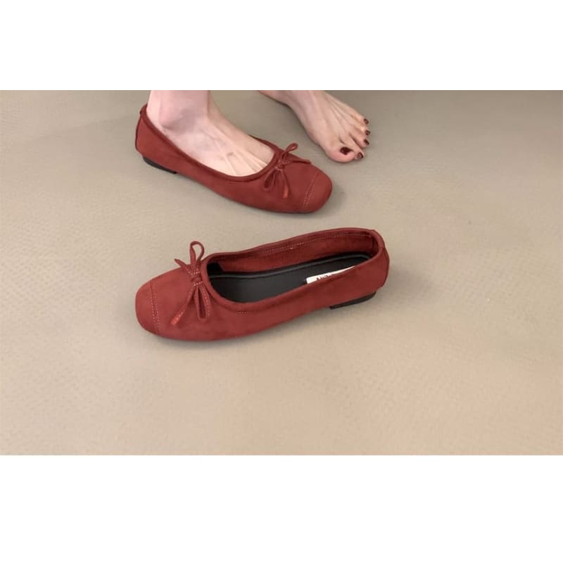 Ribbon Balletcore Flats