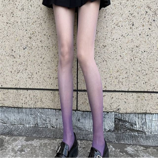 Ribbon Faux Pearl Stockings