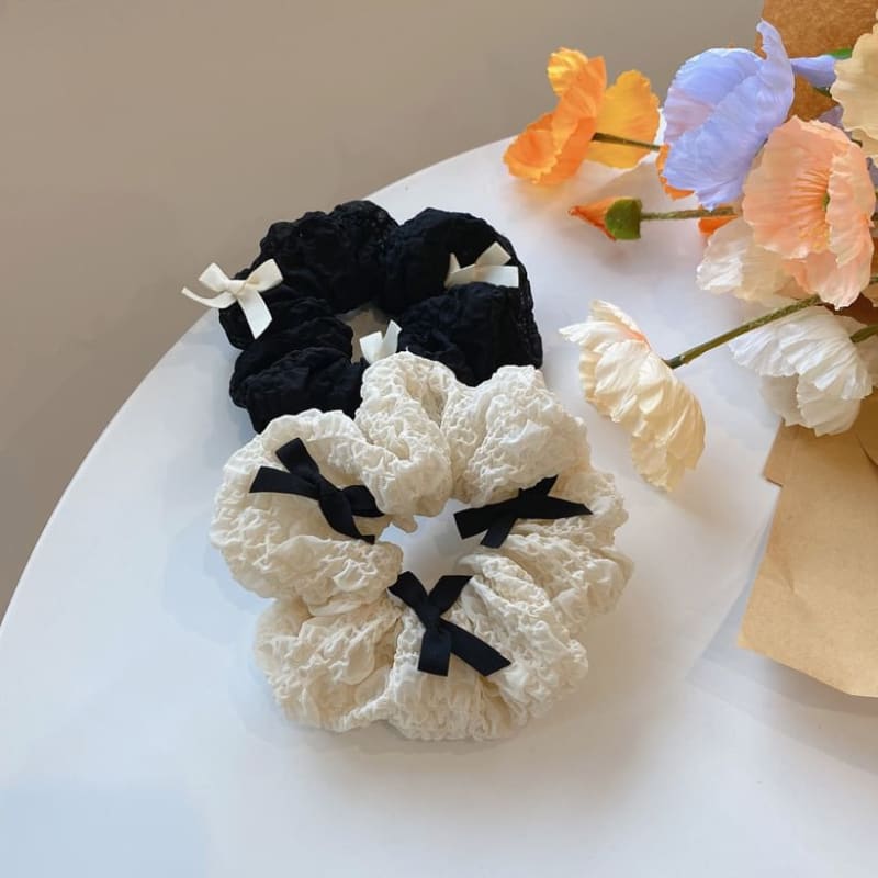 Ribbon Mesh Scrunchie