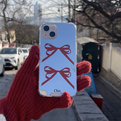 Ribbon Mirrored Phone Case - iPhone 15 Pro Max / 15 Pro