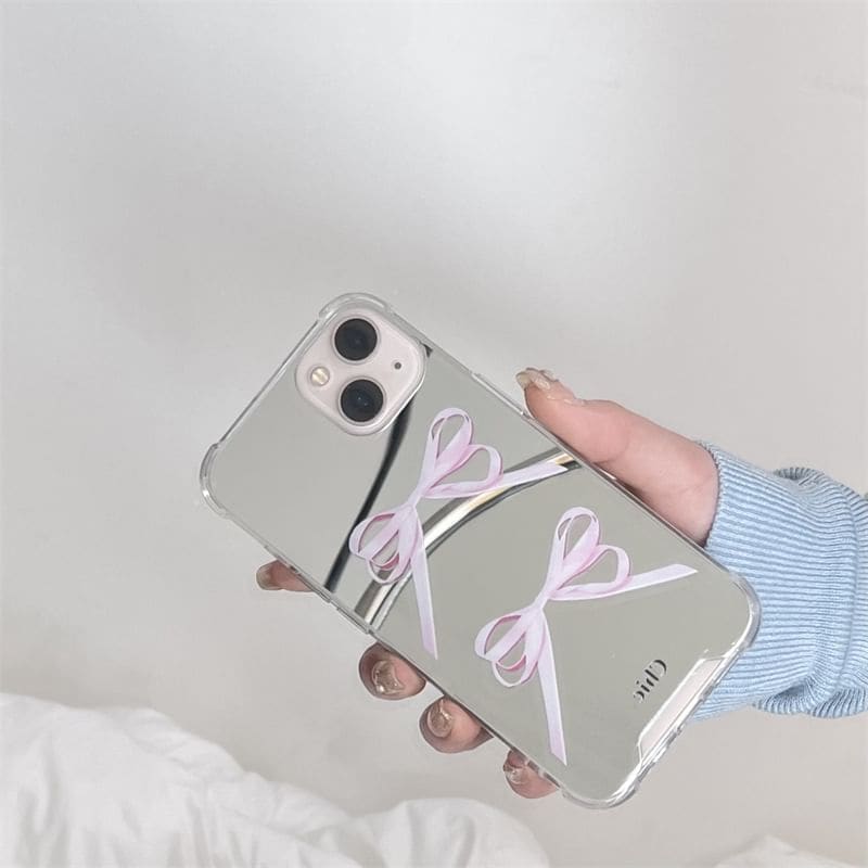 Ribbon Mirrored Phone Case - iPhone 15 Pro Max / 15 Pro