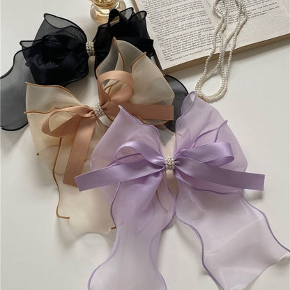 Ribbon Organza Hair Clip