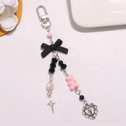 Ribbon Phone Strap / Keychain - Q1487-4 - Phone Strap