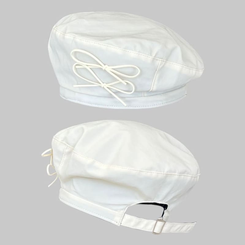 Ribbon Plain Beret