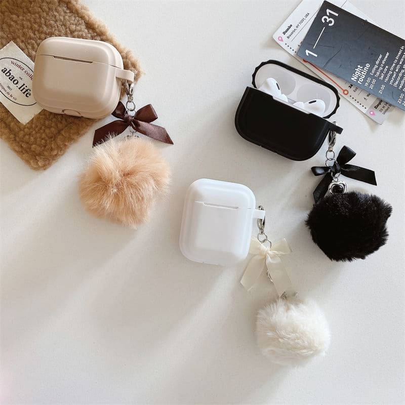 Ribbon Pom Pom AirPods / Pro Earphone Case Skin