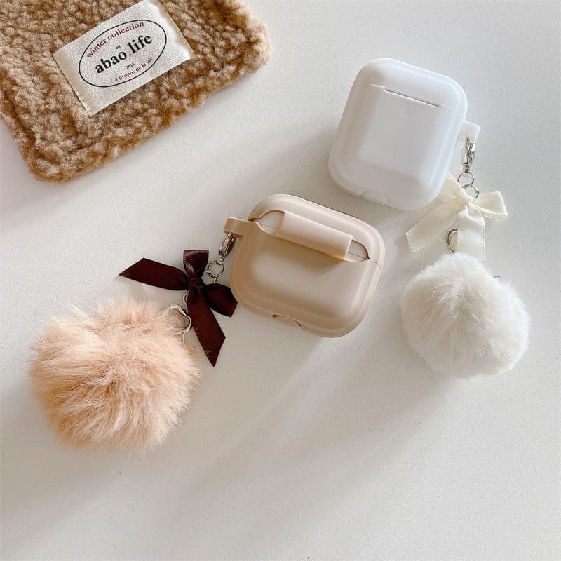 Ribbon Pom Pom AirPods / Pro Earphone Case Skin